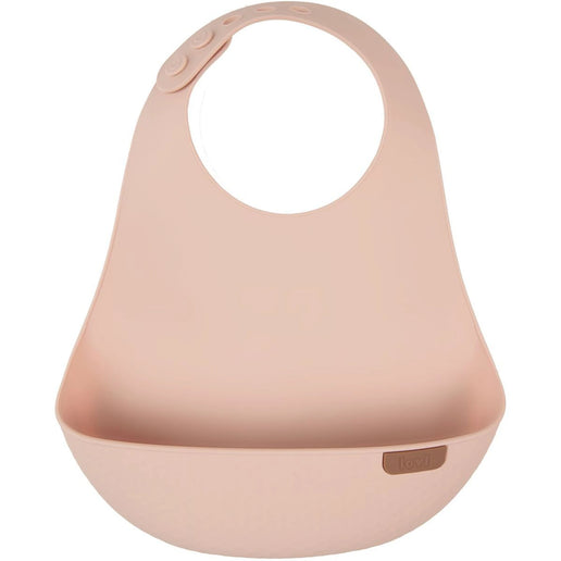 Silikon-Lätzchen mit Tasche Nude