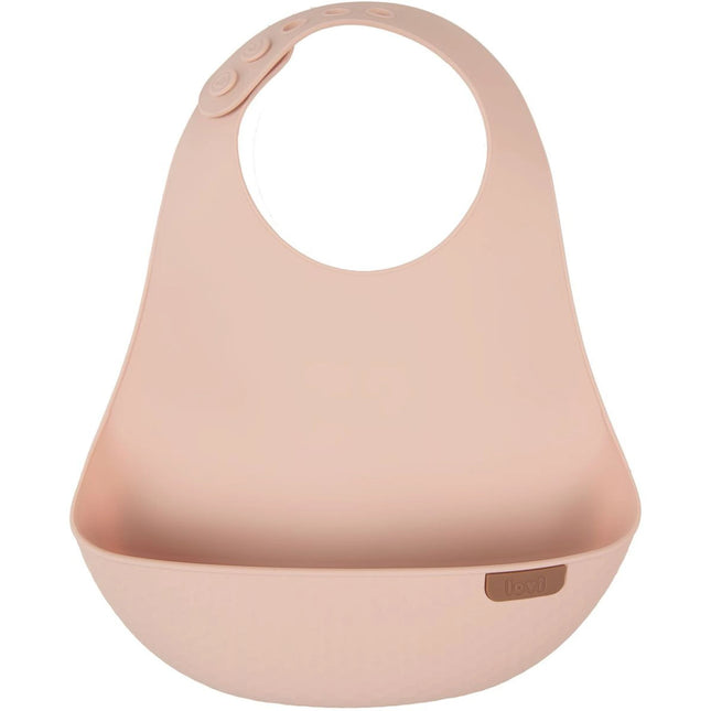 Silikon-Lätzchen mit Tasche Nude