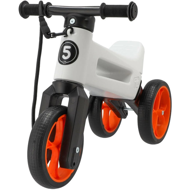Laufrad Funny Wheels Rider SuperSport weiß-orangefarben