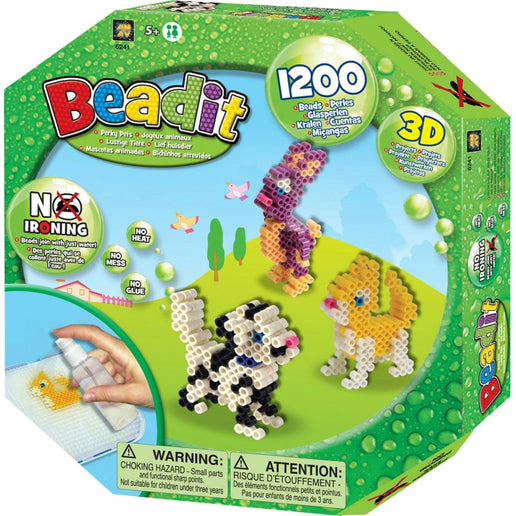 Beadit Kreativset mit Perlen 3D Haustiere
