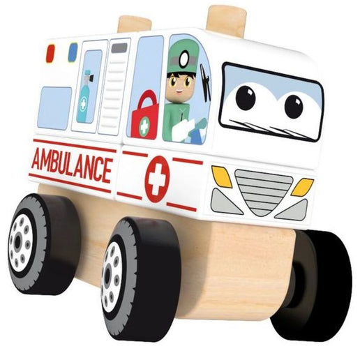 J’ADORE Faltbares Holzauto Ambulanz