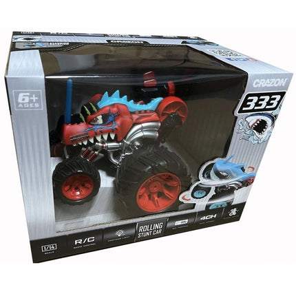 RC-Auto 5-rädriges Stunt-Auto rot 1:16