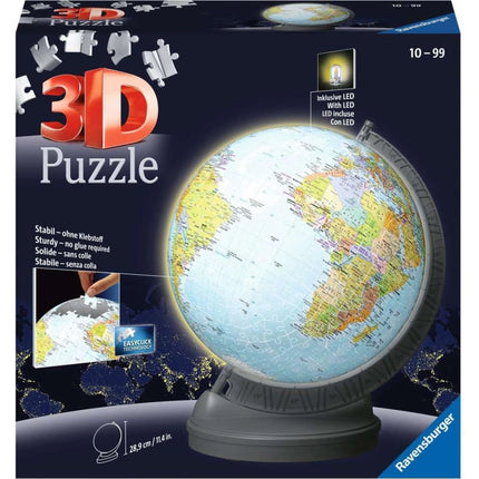 Puzzle Ball Leuchtender Globus 540 Teile