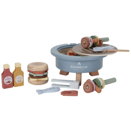 Holz-Barbecue-Set