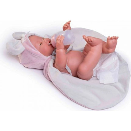 Antonio Juan 50392 Mia zwinkernde und urinierende realistische Babypuppe mit vollvinylem Körper 42 cm