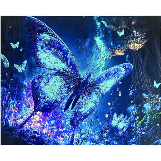 Holzpuzzle Schmetterling A4