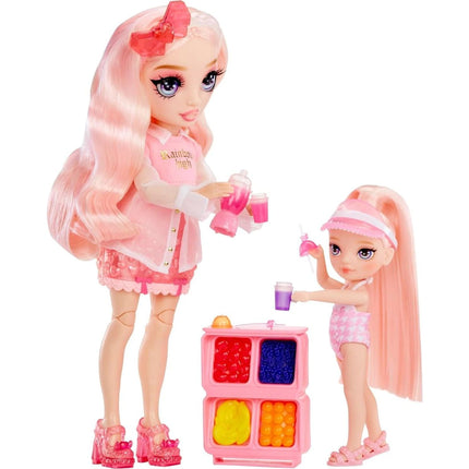 Rainbow High Set mit kleiner Schwester – Pool