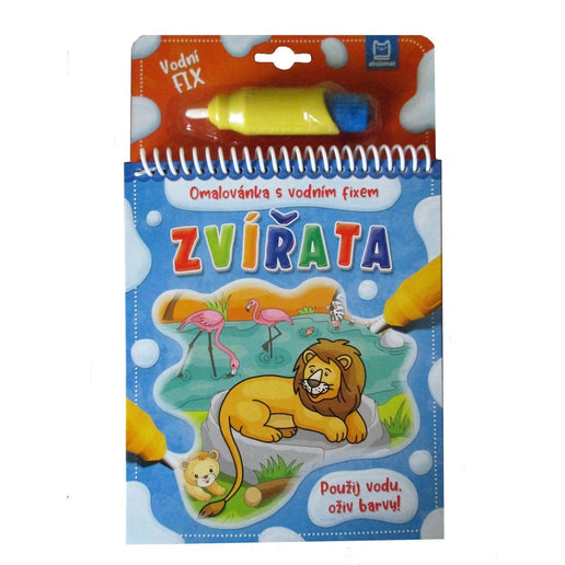 Malbuch mit Wasserstift Tiere