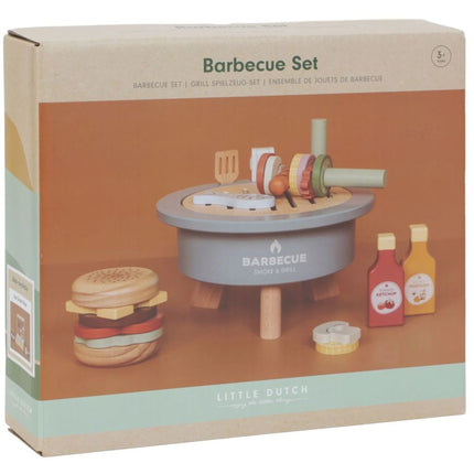 Holz-Barbecue-Set