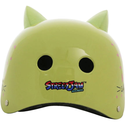 Helm Kätzchen hellgrün Größe S